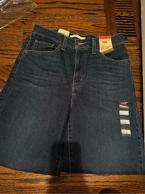 Levi's Indigo High-Waisted Mom Jeans